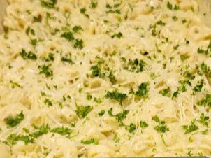 Cheese Tortellini In Creamy Pesto Sauce