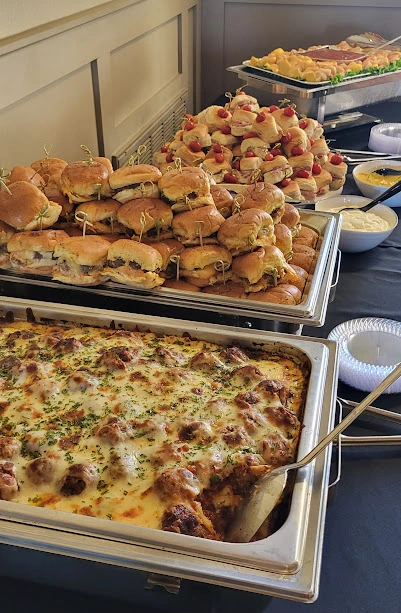 Professionally presented catering for a gathering