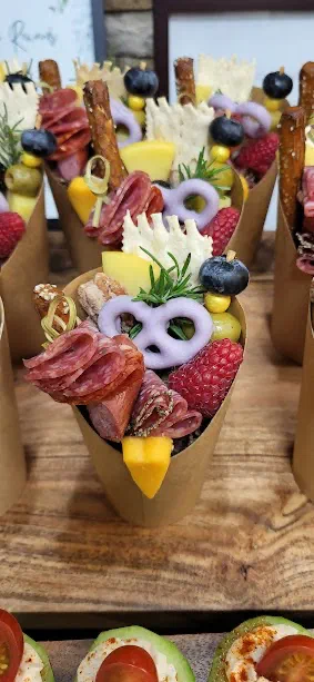 Individual charcuterie cups