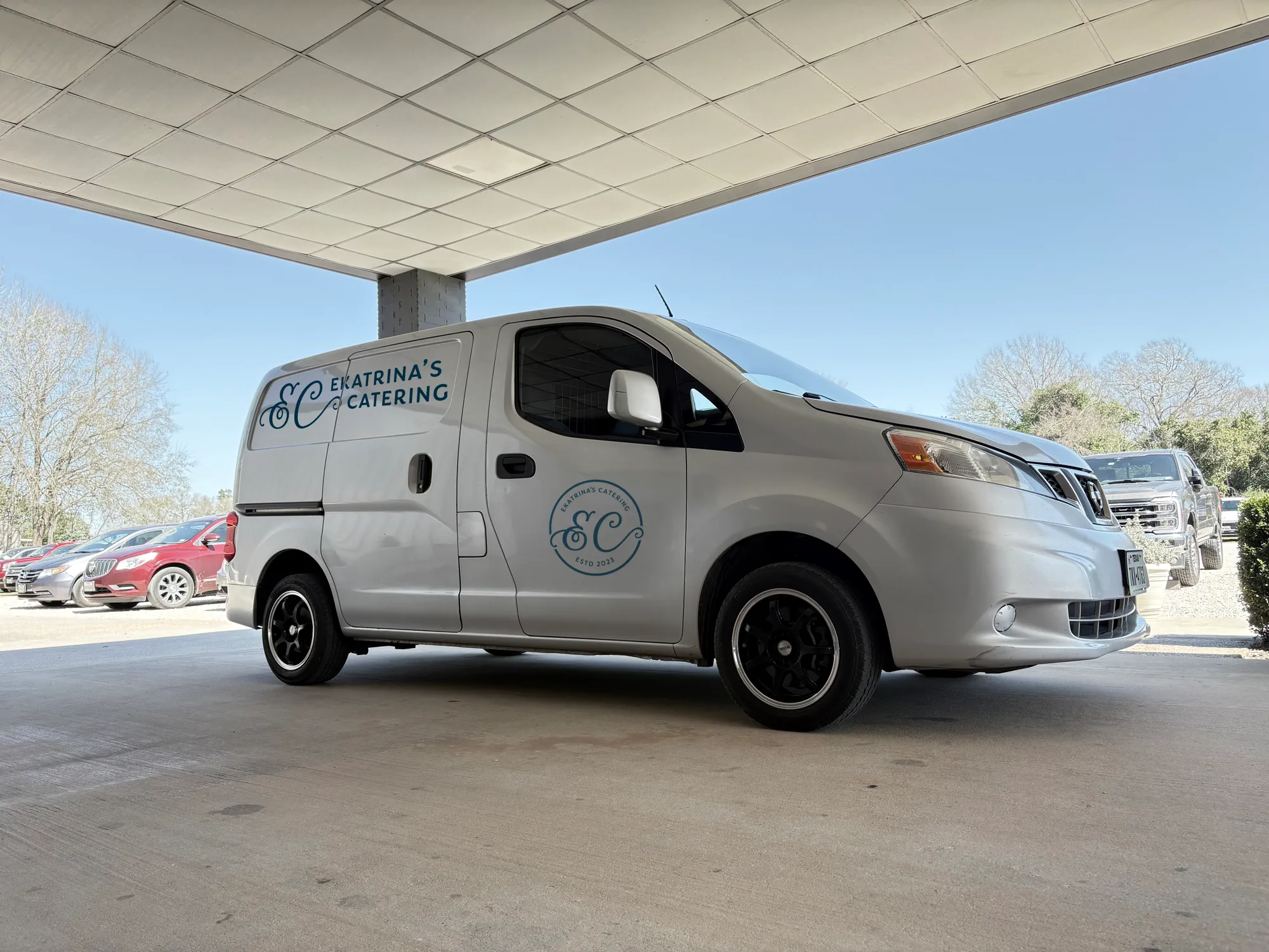 Ekatrina's Catering drop-off van